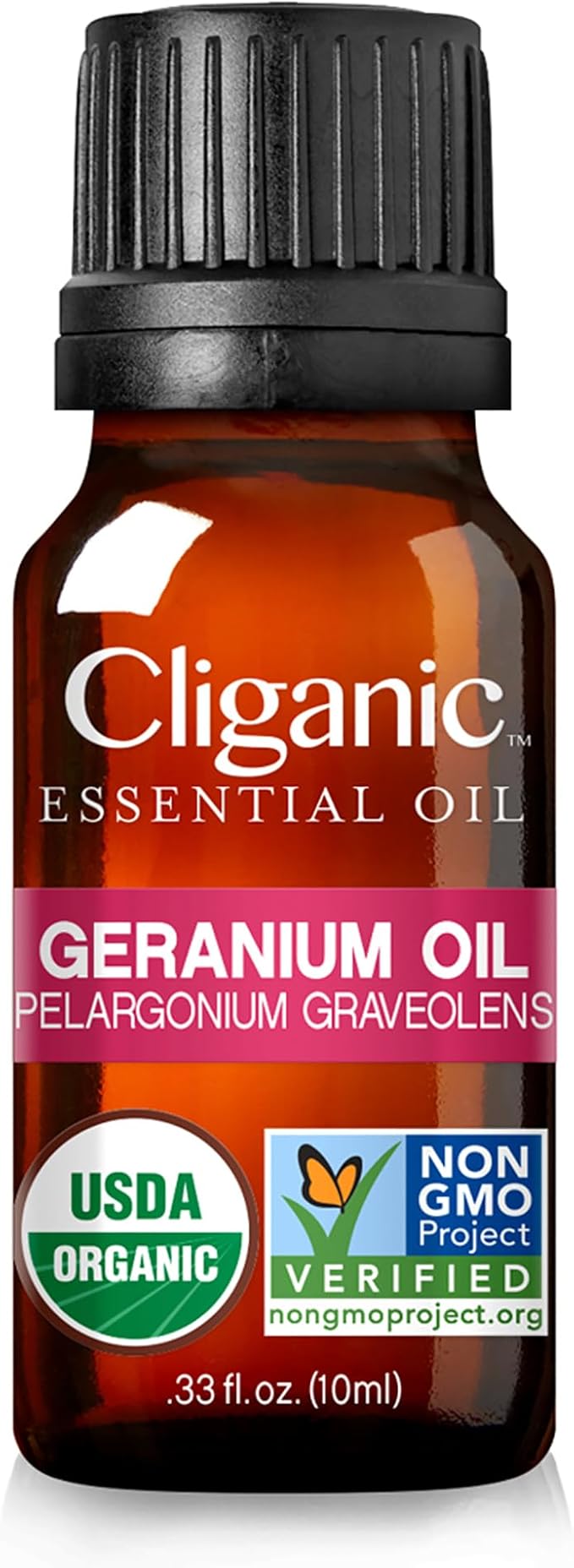 Cliganic Organic Geranium Essential Oil, 100% Pure Natural for Aromatherapy | Non-GMO Verified (Packaging May Vary)-VivaGrace Women