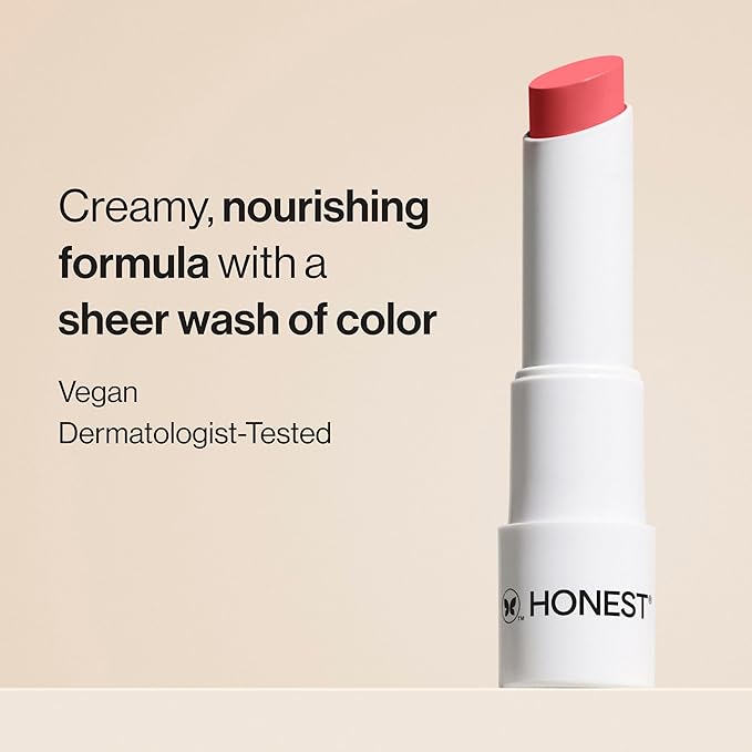 Honest Beauty Tinted Lip Balm | Antioxidant-rich Acai Extracts + Avocado Oil | EWG Certified, Vegan, Cruelty Free | Summer Melon-VivaGrace Women
