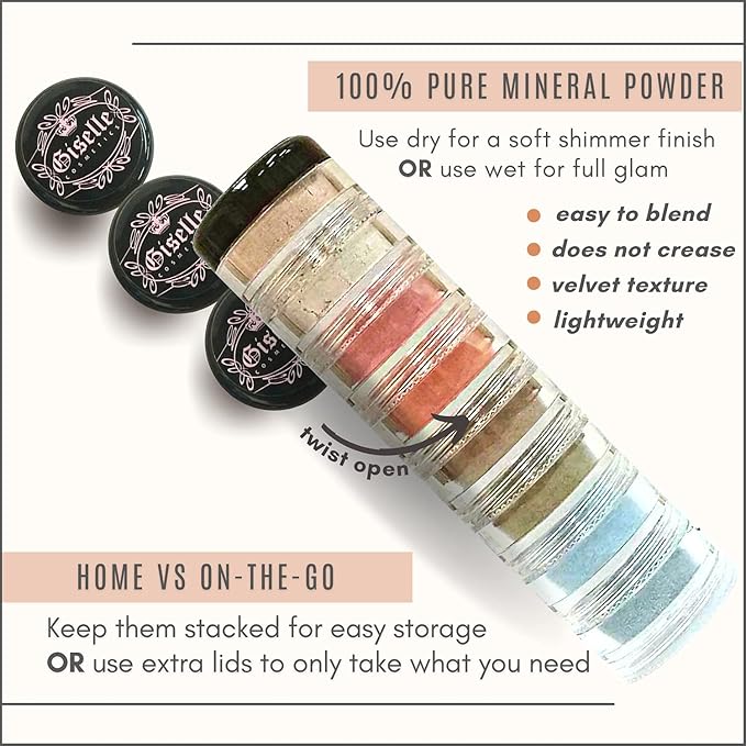 Loose Mineral Eyeshadow and Contouring Palette - Manhattan Chick 8 Shade Set-VivaGrace Women
