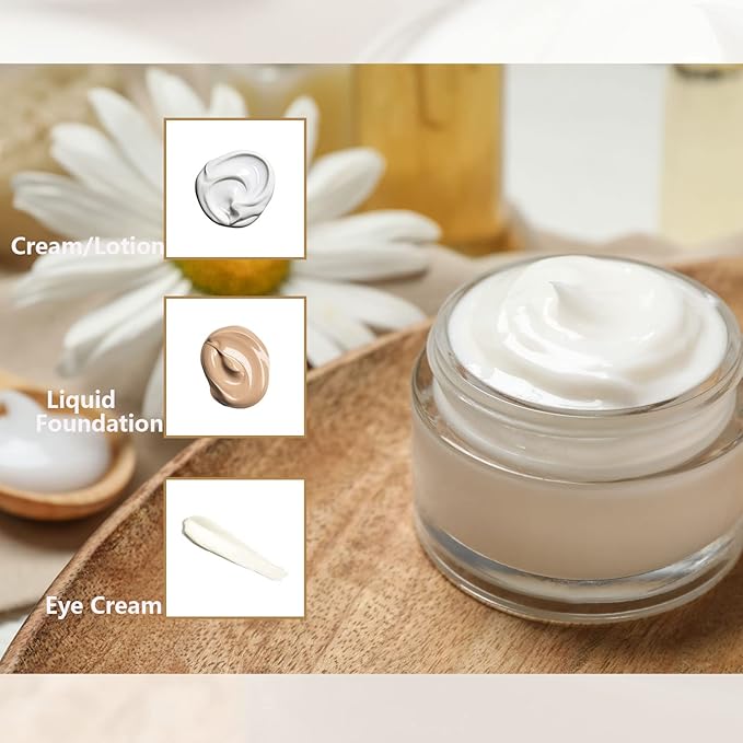 Lil Ray 1 oz Round Transparent Glass Jar with Inner Liners and Gold Lid (12pcs)-VivaGrace Women