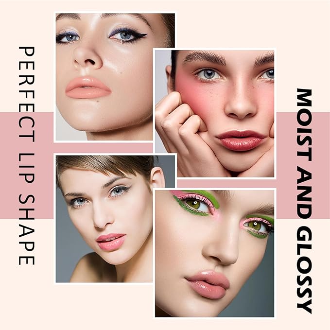 4PCS Bee Lip Balm Honey Pot, Honey & Strawberry & Watermelon&Apple Lime Lip Mask, Lip Balm for Dry Cracked Lips, Lip Scrubs Exfoliator & Moisturizer, Hydrating Lip Balm Honey Lip Balm-VivaGrace Women