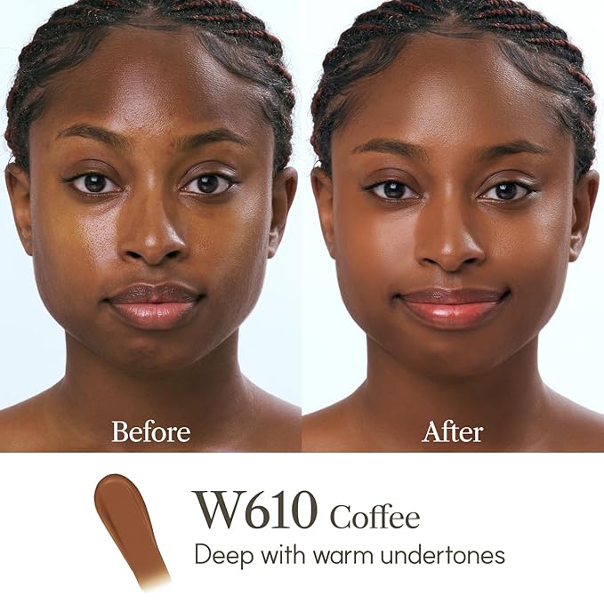 THE FACE SHOP Ink Lasting Liquid Foundation, Full Coverage, 72‑Hour Wear Semi‑Matte Finish, Makeup with Bakuchiol, N710 Espresso, 0.84 Fl. Oz.-VivaGrace Women