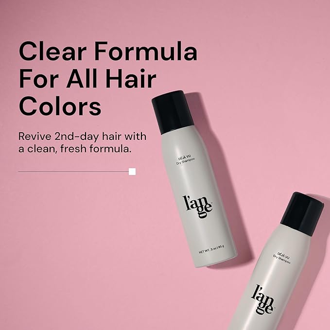 L'ANGE HAIR Deja Vu Dry Shampoo for Women - Ideal for All Hair Types, Light Oil Absorption, Restores Volume & Body, Clean Fresh Scent, Easy to Blend, Texture Shampoo for Women, Sulfate & Paraben Free-VivaGrace Women