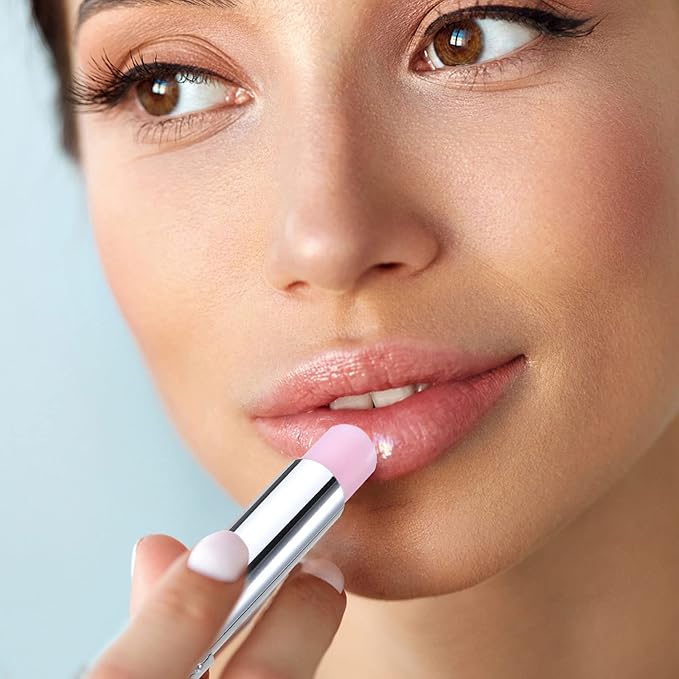 Boobeen Lip Balm Stick, Lip Balm Cream for Dry Cracked Lips, Temperature Color Change Lip Gloss, Long Lasting Lip Moisturizer for Women, Buildable Lip Color-VivaGrace Women