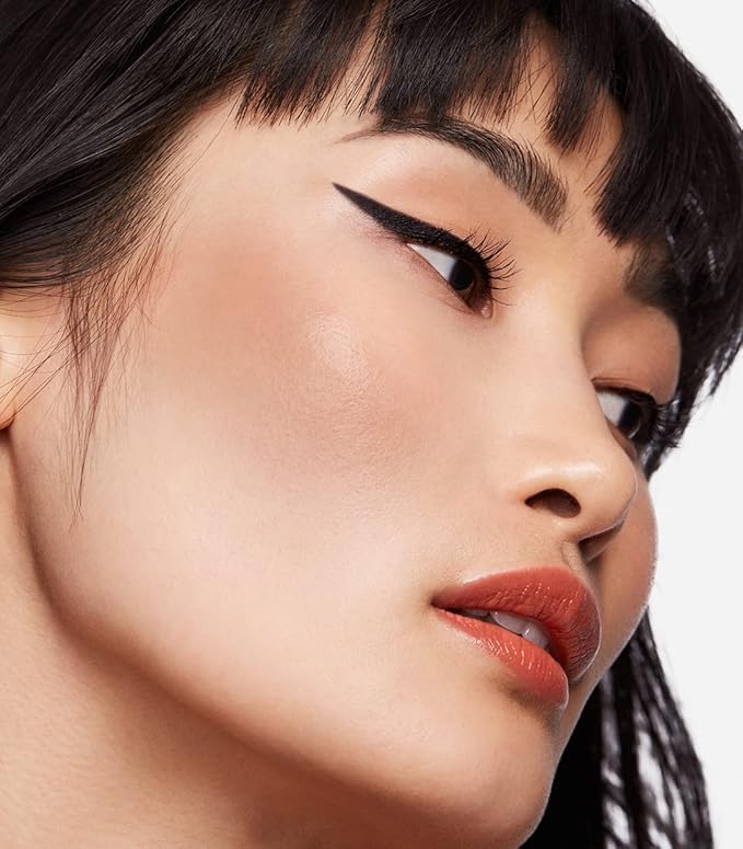 MAKE Beauty Heat Stroke Cream Blush Stick for Cheeks with Natural Hydrating Dewy Finish. Creamy Gel Blush Balm - Shade Baked, Deep Chocolate Brown Cheek Tint-VivaGrace Women