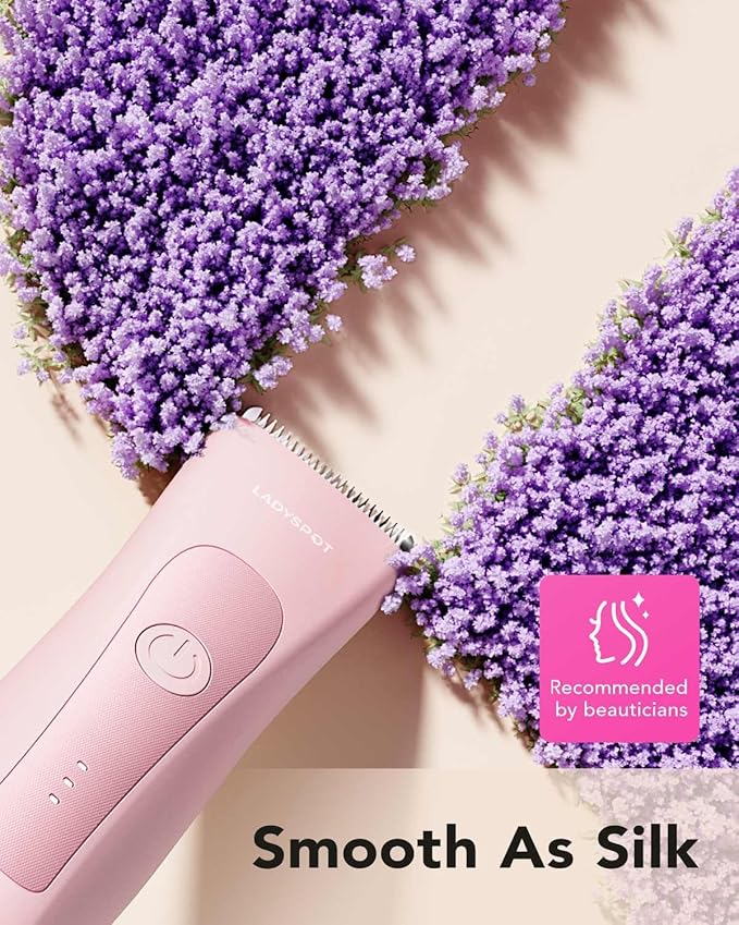 LADYSPOT™ Hair Finishing Trimmers, with 3 Guard and Replaceable Ceramic Blade Heads, LADYSPOT™ Hair Shaver Kit Sets (Women-Pink-Version)-VivaGrace Women