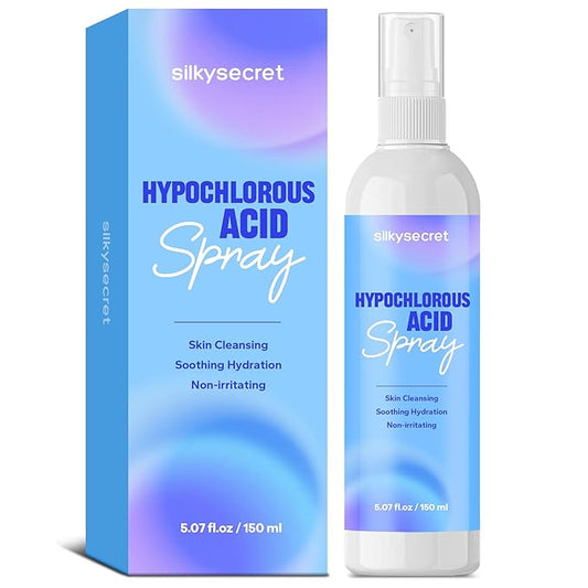 Hypochlorous Acid Spray (5 Fl Oz), Hypochlorous Acid Spray for Face & Body, Eyelid Cleanser, HOCl Facial Mist for Skin Cleansing & Soothing, Sensitive& Redness Reducing Skin Care-VivaGrace Women