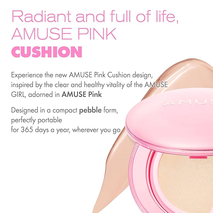 Amuse SEOUL DEW POWER VEGAN CUSHION [REFILL] | Dewy, glow, long-lasting, clean beauty, lightweight, natural look, foundation for sensitive skin, hydrating cushion ([REFILL] 02 HEALTHY)-VivaGrace Women