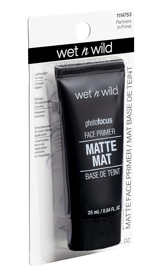 wet n wild Face Primer Photo Focus Matte Face Primer Clear Partners in Prime-VivaGrace Women