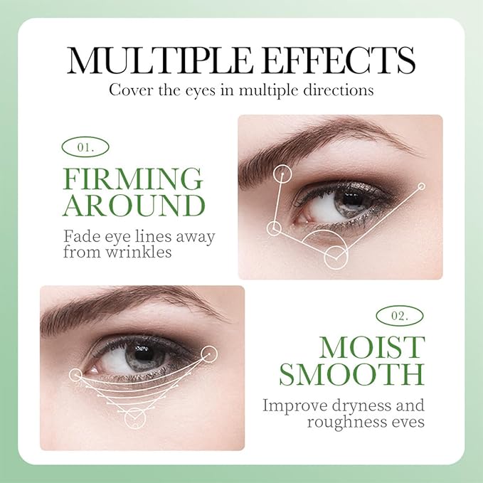 Aloe Vera Eye Masks - 60 PCS Under Eye Patches for Puffy Eyes and Dark Circles Treatments - Hydrating Eye Mask Skincare, Eye Gel Pads for Eye, Reduce Wrinkles and Fine Lines, Improve and Firm Eye Skin-VivaGrace Women