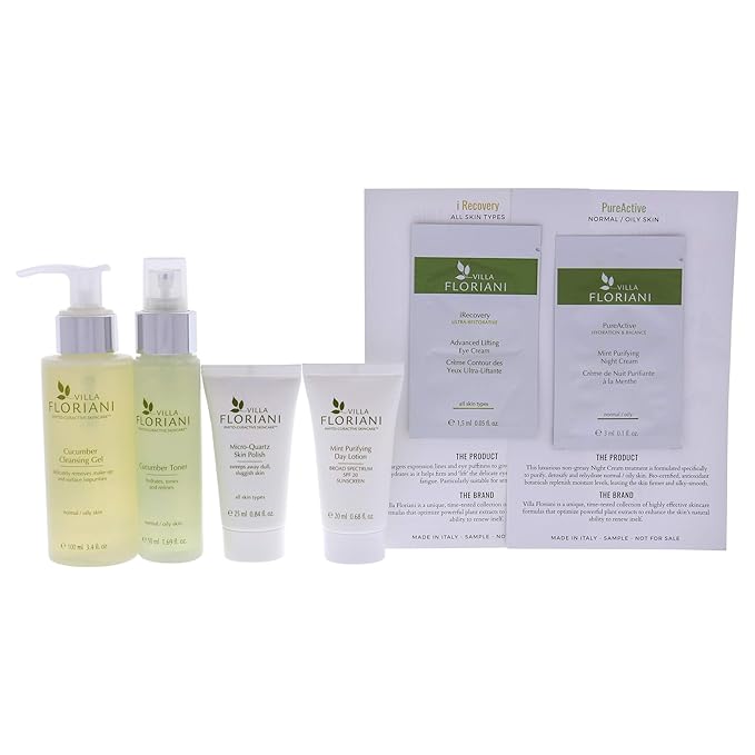 Villa Floriani Purifying Skincare Travel Kit Women 6 Pc-VivaGrace Women