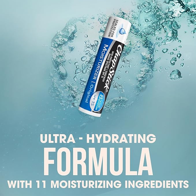 ChapStick Moisturizer 2-in-1 Lipcare 6-Pack (3 Original, 3 Cool Mint) – 8-Hour Lip Balm with Broad Spectrum SPF, Aloe & Vitamin E, 0.15 Ea-VivaGrace Women