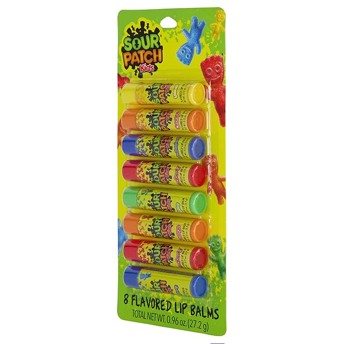 Taste Beauty Sour Patch Kids 8 Pack Lip Balm-VivaGrace Women