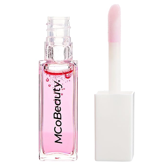 MCoBeauty Lip Oil Hydrating Treatment, Pink Lady, Moisturizing Shine for Naturally Beautiful Lips, Vegan, Cruelty Free Cosmetics-VivaGrace Women