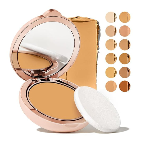 Toty by Sofia Vergara - Ilumina CC Creamy Compact SPF 50+ Mineral Broad Spectrum Sunscreen for Face - Tinted Blurring Balm SPF- Matte, Light Coverage - Water & Sweat Resistant - All Skin Types - 3W