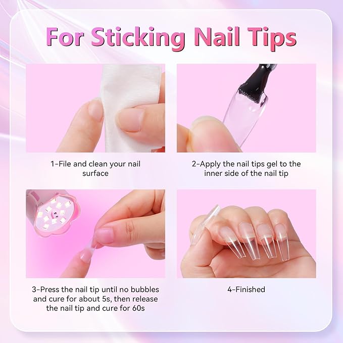 Makartt UV LED Nail Lamp - Mini UV Light for Gel Nails Polish Fast Curing Goosenecks Lamp 30W Rechargeable LED Nail Light Nail Dryer with 4 Timers & Auto Sensor for Salon Home DIY Use-VivaGrace Women