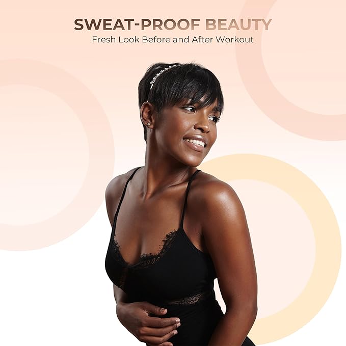 Foundation Powder Refill (EBONY) (1 Ounce Bag) By Sweet Face Minerals, Lightweight Mineral Loose Makeup Powder with SPF 20, Full Coverage Flawless Finish, Talc-free, Cruelty-Free, Refillable Pouch-VivaGrace Women