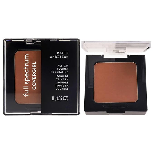 COVERGIRL Matte Ambition, All Day Powder Foundation, Deep Neutral 2, 0.38 Ounce-VivaGrace Women