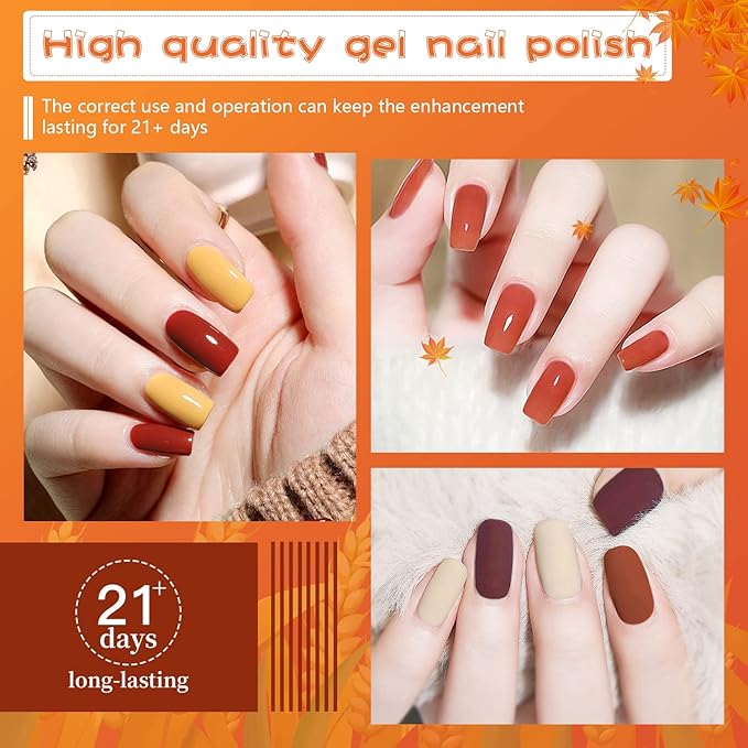 JODSONE 36 Pcs Gel Nail Polish Kit with U V Light of 32 Color Gel Polish Nail Collections Base and Top Glitter Coat Manicure Tools-VivaGrace Women