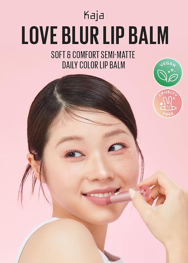 Kaja Love Blur Lip Balm - 06 Affection | Soft & Comfort Semi-Matte Blurring Daily Color Lip Balm | Shea Butter, Avocado Oil, Citrus Unshiu Peel Extract, Vitamin E Infused |4g / 0.14oz.-VivaGrace Women