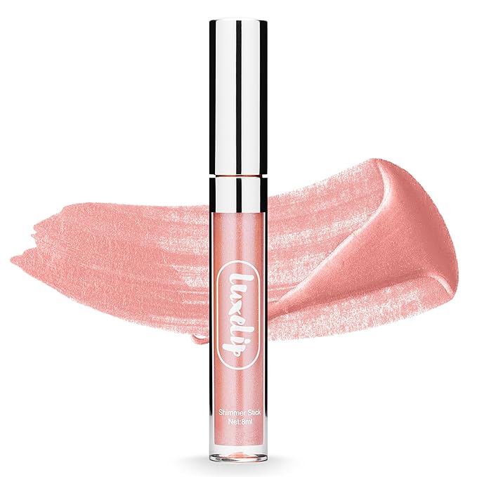 LuxeLip™ Matte Lipstick, Hydrating Non-Sticky Lip Gloss for Luminous Shine & Moisturized Lips, Lightweight, Long-Lasting Glossy Finish, Cruelty-Free Lip Makeup for Women (Luminous Pearl, 8ml)-VivaGrace Women