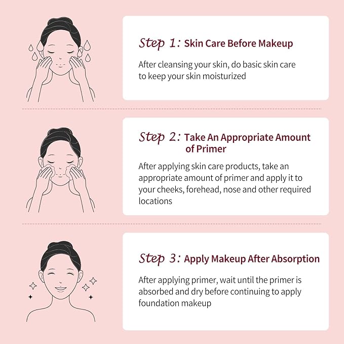 UCANBE 5-Color Skin Tone Adjusting Primer Set: Smooth, lightweight face primer - a long-lasting base for face makeup, suitable for all skin types-VivaGrace Women