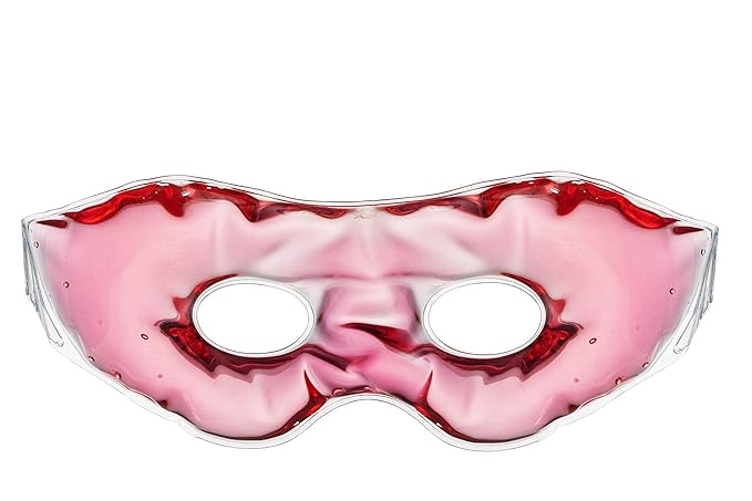 Gel Eye Mask for Puffiness and Dark Circles - Cooling Eye Masks for After Surgery and Headache/Stress Relief - Multiple Colors Available - Pink-VivaGrace Women