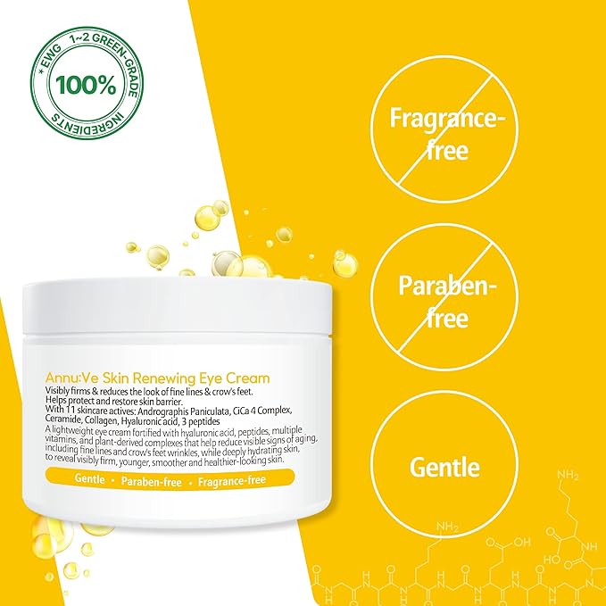 Skin Renewing Eye Cream | Eye Repair Cream | Under Eye Cream for Dark Circles and Puffiness | Suitable for Delicate Skin Under Eye Area | 1.7 Ounce-VivaGrace Women