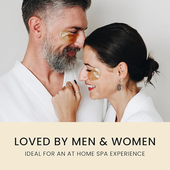 24K Gold Under Eye Patches,Eye mask under eye patches, Eye patches for puffy eyes and dark circles,Eye patches,Under eye patches for puffy eyes dark circles,Under eye treatment, Eye Care,32 pairs-VivaGrace Women