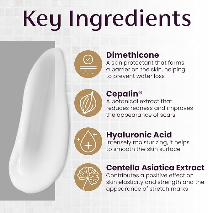 Mederma Stretch Marks Therapy, Helps Prevent and Treat Stretch Marks, Safe to Use When Pregnant & PM Intensive Overnight Scar Cream, Works with Skin's Nighttime Regenerative Activity-VivaGrace Women