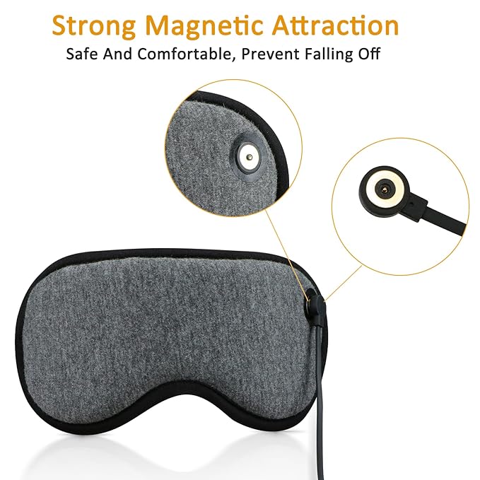 Heated Steam Eye Mask, Warm Compress For Eyes, Pressure Relief Eye Mask For Sleeping, Relieve Eye Fatigue and Eye Strain-VivaGrace Women