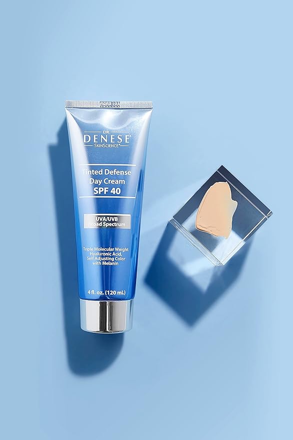 Dr. Denese SPF 40 Defense Day Cream, Anti-Aging BB (Beauty Balm) cream, CC (Color Correcting) cream, Universal Shade for ALL Skin Types- 4oz-VivaGrace Women