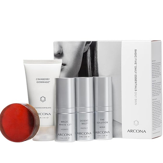 ARCONA Basic Five Daily Essesntials for Oily Skin - Made In The USA-VivaGrace Women