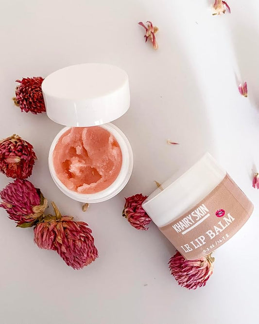 100% Natural Lip Balm and Lip Scrub Duo - Intensive Lip Care Therapy for Dry and Chapped Lips - Made with Cranberry Butter - 100% Vegan-VivaGrace Women