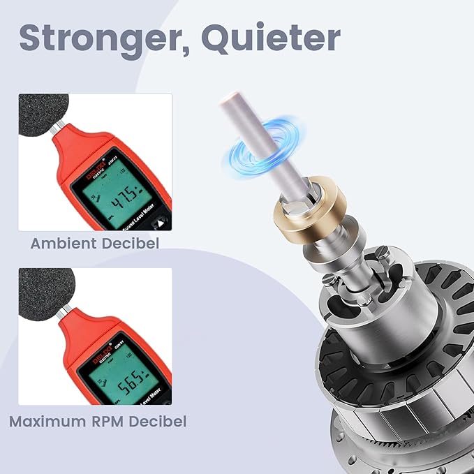 Delanie Professional Nail Drill High Torque 35000 RPM Rechargeable Portable Electric Nail File Filer for Acrylic Gel with Cuticle Bits, Salon Manicure Tool, Black-VivaGrace Women