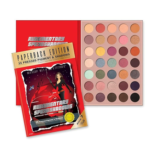 Rudementary Speyeshadows Eyeshadow Palette - Paperback Edition by Rude Cosmetics for Women - 0.74 oz Palette-VivaGrace Women