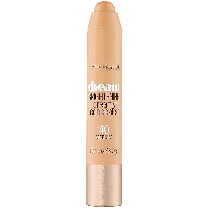 Maybelline Dream Brightening Creamy Concealer, Medium, 0.11 oz.-VivaGrace Women