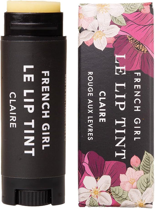French Girl Le Lip Tint - Moisturizing & Hydrating Lip Balm for Sheer, Buildable Coverage & Shine, Clean Formula, Organic Ingredients, Vegan & Cruelty-Free-VivaGrace Women