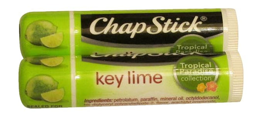 Chapstick Brand Lip Balm Key Lime Tropical Paradise (Pack of 2)-VivaGrace Women
