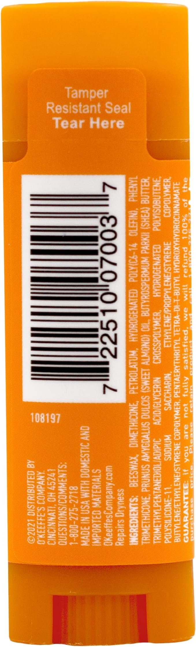 O'Keeffe's Unscented Lip Repair Lip Balm for Dry, Cracked Lips, Stick, (Pack of 6)-VivaGrace Women