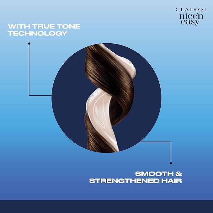 Clairol Nice'n Easy Permanent Hair Dye, 5G Medium Golden Brown Hair Color, Pack of 1-VivaGrace Women