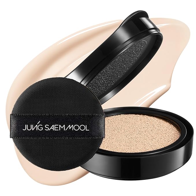 [JUNGSAEMMOOL OFFICIAL] Essential Skin Nuder Cushion (Fair) | Refill | Natural Finish | Buildable Coverage | Makeup Artist Brand-VivaGrace Women