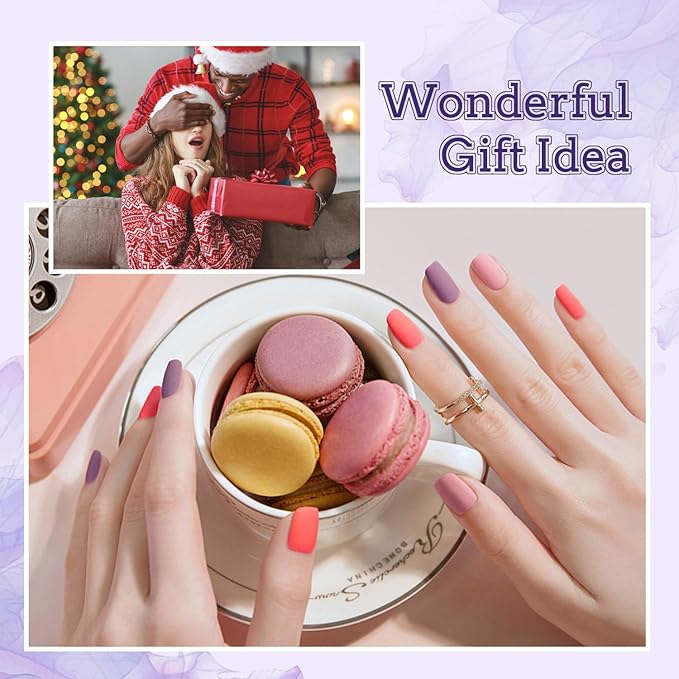 JODSONE 20 Colors Gel Nail Polish Kit with U V Light Base Top Matte Coat High Shine Vibrant Nail Gel Equipped with Manicure Tools-VivaGrace Women