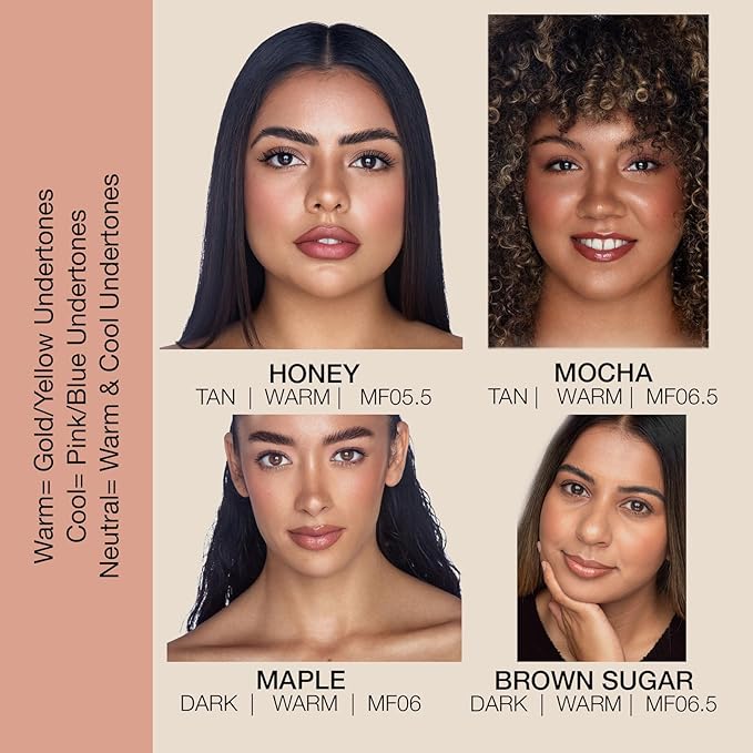 bellapierre Mineral Foundation SPF 15 - Loose Powder Foundation | Vegan & Cruelty Free Natural Makeup | Full Coverage Matte Finish | Hypoallergenic | Oil & Talc Free - 0.32 Oz - Honey-VivaGrace Women