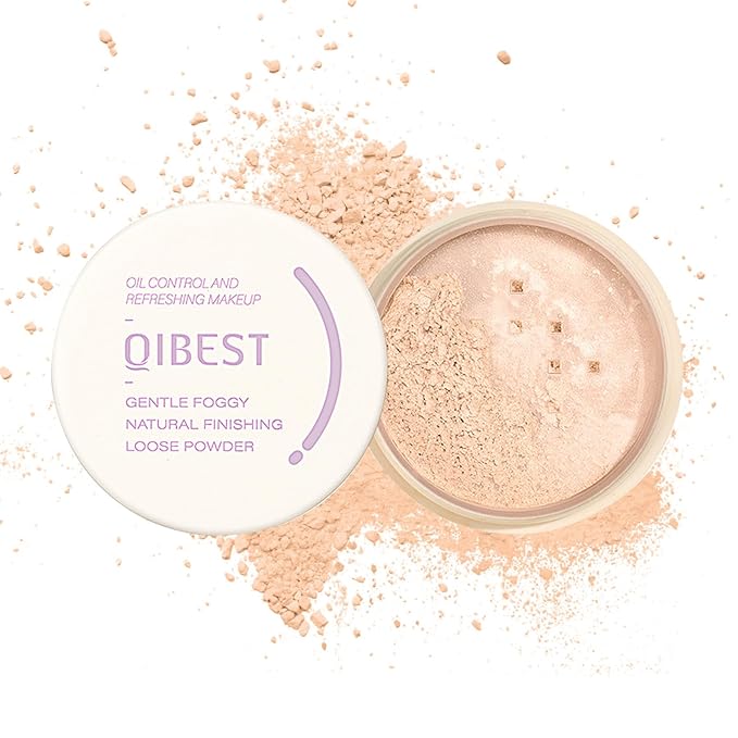 Setting Powder Loose Face Powder Lightweight Soft Smooth Brighten Minimizes Pores Long Lasting Oil Control Loose Powder Makeup For Matte Flawless Finish 00#Prism-VivaGrace Women
