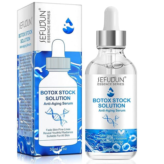 Botox Facial Serum for Anti-Aging, Instant Firming, Fine Line Reduction, Wrinkle Minimization, Collagen Boosting, Hydrating, 1 fl oz-VivaGrace Women