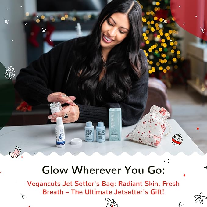 Jet Setter's Selfcare Essentials - Vegan Beauty Set Gift for Women - On-the-Go Skincare And Vacation Beauty Essentials - Compact Travel Size Beauty Products Gift Set - Great Christmas Gift for Her-VivaGrace Women