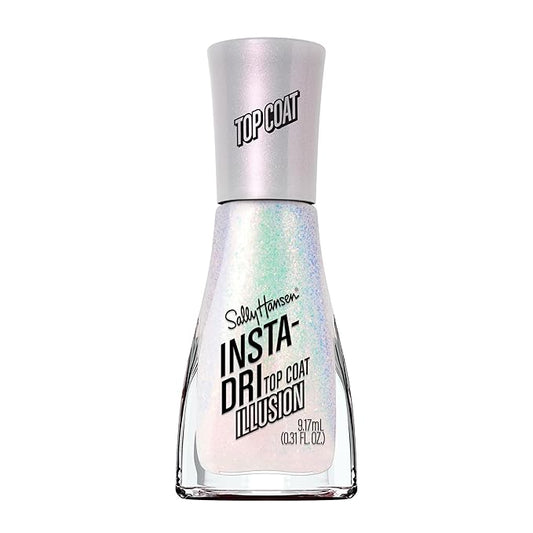 Sally Hansen Insta-Dri, Illusion, Quick Dry, Long Lasting, Sheer, Shimmery White Nail Polish