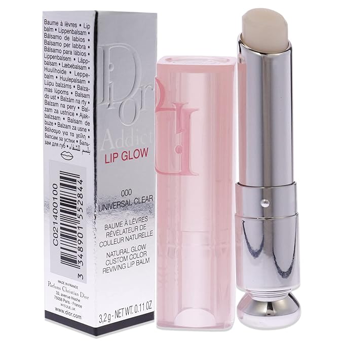 Christian Dior Dior Addict Lip Glow - 000 Universal Clear Women Lip Balm 0.11 oz-VivaGrace Women