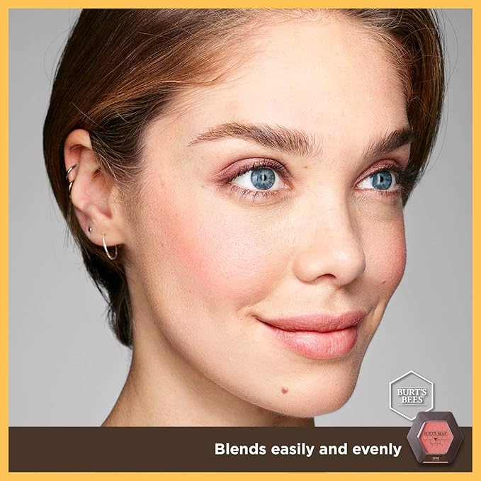 Burt's Bees 100% Natural Origin Blush with Vitamin E, Toasted Cinnamon - 0.19 Ounce-VivaGrace Women